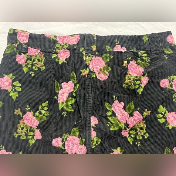 Wild Fable Women’s Floral Cotton Black Pink Skirt Size 10 - Picture 13 of 13